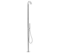 Freestanding Outdoor Shower BELIZON Silver