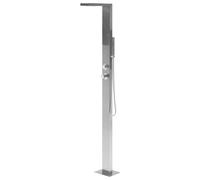 Freestanding Outdoor Shower LOTZORAI Silver