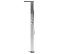 Freestanding Outdoor Shower LOTZORAI Silver