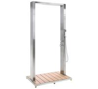 Freestanding Outdoor Shower SURAMA Silver