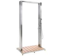 Freestanding Outdoor Shower SURAMA Silver