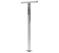 Freestanding Outdoor Shower URZULAI Silver