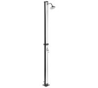 Freestanding Outdoor Solar Shower ELQUI Silver