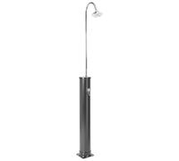 Freestanding Outdoor Solar Shower JUANILLO Black