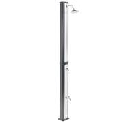 Freestanding Outdoor Solar Shower TOPOCALMA Silver