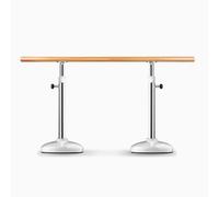 Freestanding Portable Ballet Barre with Adjustable Height for Home and Studio Dance Fitness Training