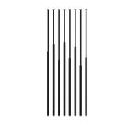 Freestanding Privacy Partition Room Divider with Long Support Rod for Living Room and Bedroom Separation