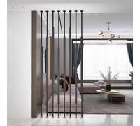 Freestanding Privacy Screen Metal Wall Divider for Entrance Balcony Study Room Partition