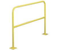Freestanding Protective Safety Barrier Steel 100 cm Yellow