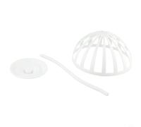 Freestanding Rack Baseball Organizer Storage Display for Wig Cap Stand or Wigs Hat Travel Hats Salon for Home Use - Plastic 30cm Height 56cm Head Circumference(White)