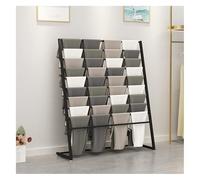 Freestanding Ribbon Storage Rack 10Tier Metal Scarf and Trousers Hanger with AntiSlip Feet Stylish Entryway Organizer Black 60cm/23.6in Display Holder