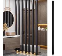 Freestanding Room Divider Post Retractable Wooden Partition for Office Kids’ Bedrooms and Pet Spaces Stylish Black & White Tall 7.8ft to 7ft Perfect for Alcove Studio Decor