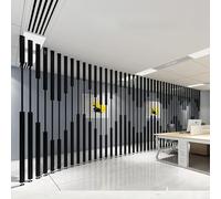 Freestanding Room Divider Privacy Screen, Adjustable Metal Partition for Office Studio Apartment Hotel Spaces