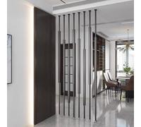 Freestanding Room Divider with Adjustable Height - Durable Metal Frame for Enhanced Privacy in Homes and Offices