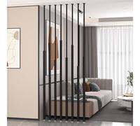 Freestanding Room DividerPanel with Adjustable Base - Versatile Wall Partition for Home & Office Spaces Ideal for Creating Private Areas