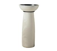 Freestanding Round Vanity Sink, Floor Standing Bathroom, Frosted Ceramic Base Outdoor Washbasin, Easy to Clean Modern(E)