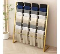 Freestanding Scarf and Necktie Display Stand - Commercial Metal Iron Rack for Organized Storage and Stylish Presentation