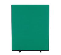 Freestanding Screen Fabric Wrapped 1200 x 1500 mm Green