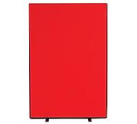 Freestanding Screen Fabric Wrapped 1200 x 1800 mm Red