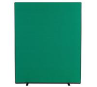 Freestanding Screen Fabric Wrapped 1500 x 1800 mm Green