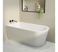 Freestanding Single Ended Left Hand Corner Bath 1500 x 800mm - Amaro