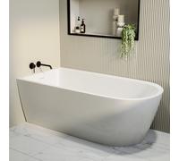 Freestanding Single Ended Left Hand Corner Bath 1650 x 800mm - Amaro