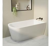 Freestanding Single Ended Right Hand Corner Bath 1500 x 800mm - Amaro