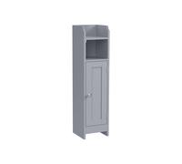 Small Bathroom Storage Corner Floor Cabinet with Door, Bathroom Organizer, Narrow Toilet Paper Storage Cabinet