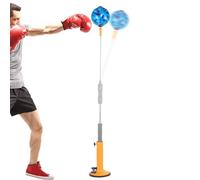 FreeStanding Speed Bag, Boxing Bag Stand, Cobra Reflex Bag with Suction Cup Base, Advanced Reflex Punching Bag for Training Speed Reaction, Height Adjustable Boxing Punching Bag for Adults & Teenager