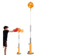 FreeStanding Speed Bag, Boxing Bag Stand, Cobra Reflex Bag with Suction Cup Base, Advanced Reflex Punching Bag for Training Speed Reaction, Height Adjustable Boxing Punching Bag for Adults & Teenager