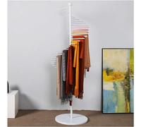 Freestanding Spiral Scarf Holder, Space Saving Organizer for Shawls Belts Hijabs, Clothing Accessory Display Stand