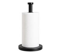 Freestanding Stainless Steel Paper Towel Holder Countertop Paper Roll Stand | Heavy Duty Non-Slip Base Design, One Hand Tear Paper Rack Fits All Standard & Jumbo Kitchen Paper Rolls