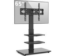 Freestanding Swivel Floor TV Stand Tall TV Unit for 32 35 40 42 43 49 50 inch