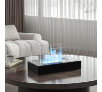 Freestanding Tabletop Rectangular Ethanol Fireplace 12.5 x 35 x 18 cm