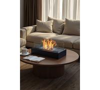 Freestanding Tabletop Rectangular Ethanol Fireplace 12.5 x 35 x 18 cm Living and Home Multi One Size