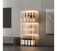 Freestanding Tall Wine Rack - Stylish Floor-Standing Wine Storage for Home Kitchen Bar & Cellar - Perfect Wine Display Shelves for Cupboards & Entertaining