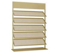 Freestanding Tile Display Rack, Durable Storage Stand for Ceramic Porcelain Marble Slabs in Malls Warehouses Exhibitions