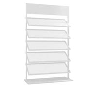 Freestanding Tile Display Rack, Durable Storage Stand for Ceramic Porcelain Marble Slabs in Malls Warehouses Exhibitions