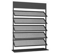 Freestanding Tile Display Rack, Durable Storage Stand for Ceramic Porcelain Marble Stone Slabs in Shopping Malls Warehouses Exhibitions