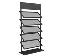 Freestanding Tile Display Rack, Durable Storage Stand for Ceramic Porcelain Marble Stone Slabs in Shopping Malls Warehouses Exhibitions