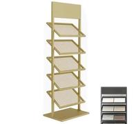Freestanding Tile Display Rack, Durable Storage Stand for Ceramic Porcelain Marble Stone Slabs in Shopping Malls Warehouses Exhibitions