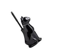 Freestanding Toilet Brush and Holder Bathroom Toilets Cleaning Brushes Ceramic Cats Base Bowl Cleaner Bathroom Cleaning Ceramic Cats