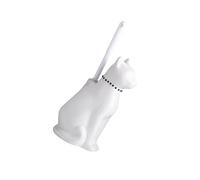 Freestanding Toilet Brush and Holder Bathroom Toilets Cleaning Brushes Ceramic Cats Base Bowl Cleaner Bowl Cleaner
