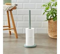 Freestanding Toilet Roll Storage Stand with Sturdy Base,Chic Modern Bathroom Toilet Paper Holder & Organiser for Spare Rolls,Bathroom Or Kitchen Décor-M81 (Sage)