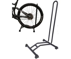 Freestanding Upright Bike Stand Floor Bicycle Parking Storage Rack Space Saver Fits Mountain Road Hybrid Bikes Up To 29 Inch