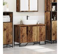 Freestanding Vanity Unit Basin Sink Bathroom Storage Cabinet with Doors Unit