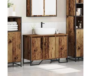 Freestanding Vanity Unit Basin Sink Bathroom Storage Cabinet with Doors Unit