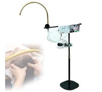 Freestanding Water Circulation Rack, Japanese Head Spa Equipment with Pump & Controller, Waterfall Head Spa Scalp Frame for Salon & Home Use, Height & Angle Adjustable to Fit Shampoo Bowls