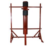 Freestanding Wing Chun Wooden Dummy with Tripod Base Solid Wood Mook Yan Jong for Martial Arts Training Adjustable Height Wooden Training Dummy 3 Colours Available(Red)