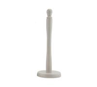 Freestanding Wooden Kitchen Roll Paper Tissue Towel Holder Pole Stand Rack Grey